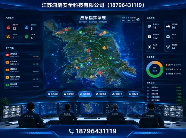 吉安应急指挥系统展示图